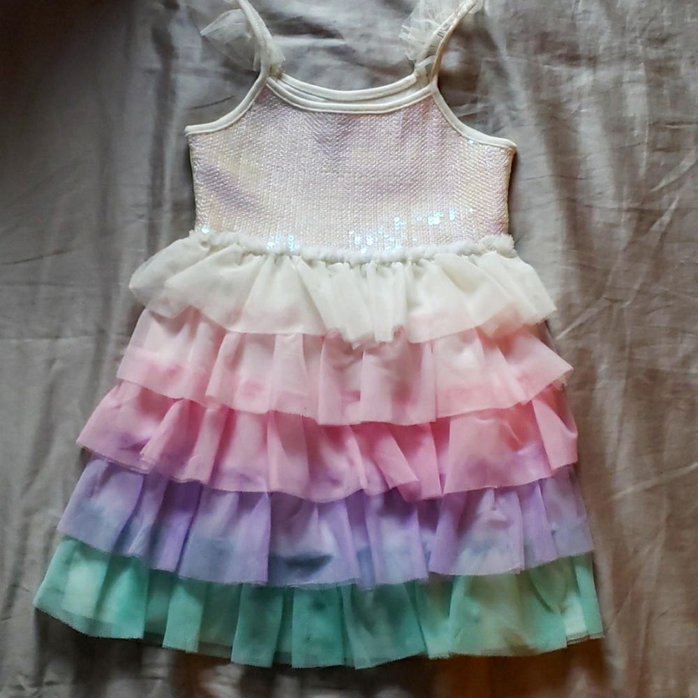 Beautiful Epic Threads Rainbowed Dress